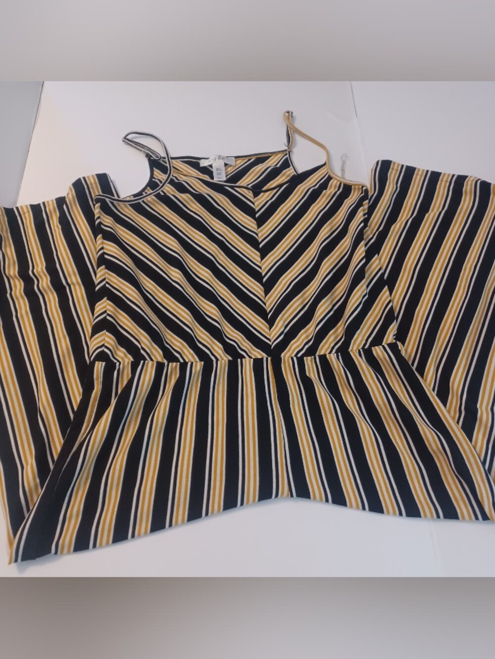 Just Be Knit Wide-leg Jumpsuit Sz XL